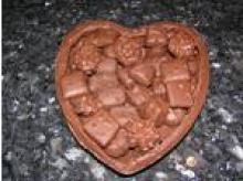 2# Chocolate Heart Shell Milk and Dark Assorted